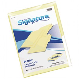 FOLDER CARTA CANARIO C3 SIG - Envío Gratuito