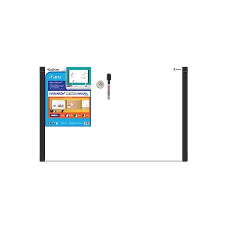 PIZARRON INNOVA BLANCO STYLUS 40X60 - Envío Gratuito