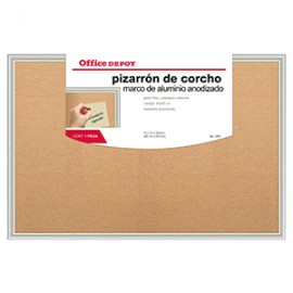 PIZARRON OFFICE DEPOT DE CORCHO 40 X 60 CM - Envío Gratuito