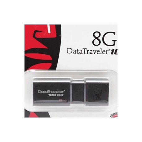 MEMORIA USB KINGSTON 8GB DT100G3 3.0 - Envío Gratuito
