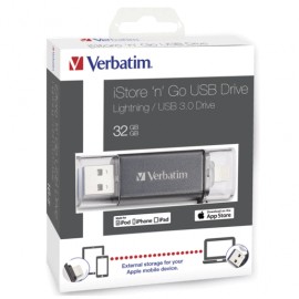 USB VERBATIM 32GB ISTORE N GO - Envío Gratuito