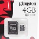 TARJETA KINGSTON MICRO SD 4GB - Envío Gratuito