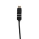 CABLE HDMI SPECTRA (2MTS, CONECTORES 360) - Envío Gratuito