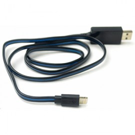 CABLE USB A LIGHTNING SPECTRA (1 MT, LUZ LED) - Envío Gratuito