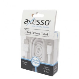 CABLE USB A 8 PIN AXESSO (1.5 MTS) - Envío Gratuito