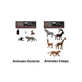 ACCESORIO PARA MAQUETA ANIMALES ESTEPA O DESIERTO - Envío Gratuito